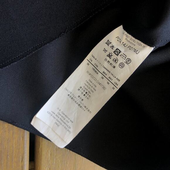 Emporio Armani Black Fitted Dress - Picture 5 of 8